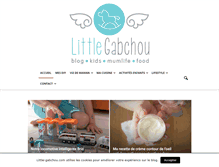 Tablet Screenshot of little-gabchou.com